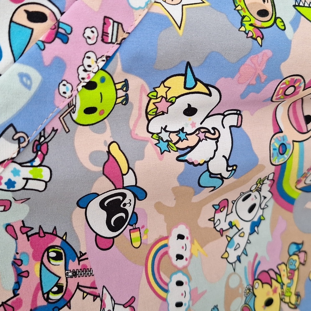 Tokidoki Scrub Top sz M